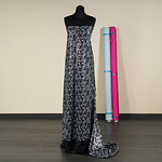 Floral embroidered and sequined tulle fabric | new tess