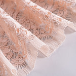 Tessuto Dentelle de Calais Rebrodé TC001148 per Abbigliamento
