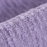 Lilac wool tweed fabric | new tess
