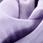 Lilac barré cotton-linen voile fabric | new tess