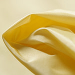 Lemon yellow taffeta fabric in pure silk | new tess