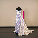 fil coupé floral jacquard fabric | new tess
