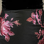 Black jacquard fabric | new tess