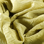 Acid green cloqué fabric in pure silk | new tess