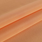 Apricot orange silk crêpe de chine fabric | new tess
