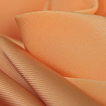 Apricot silk dogaressa and crepe de chine fabric for dressmaking | new tess