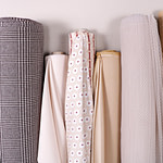 Chic beige apparel fabrics | new tess