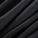 Tessuto Tela Lino nero per abbigliamento e moda