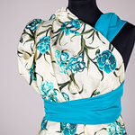 Tessuto jacquard floreale in viscosa | new tess