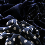 Tessuti in seta a pois per abbigliamento e moda di alta qualità | new tess