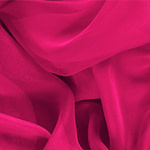 Tessuto Chiffon Fuxia in seta per abbigliamento
