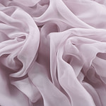 Light purple chiffon fabric in pure silk | new tess