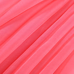 Tissu Couture Chiffon Rose géranium en Soie