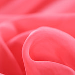 Tissu Couture Chiffon Rose géranium en Soie