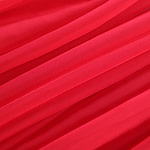 Fire red chiffon fabric in pure silk | new tess