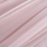 Petal pink chiffon fabric in pure silk | new tess