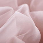 Petal pink chiffon fabric in pure silk | new tess
