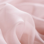 Freesia pink chiffon fabric in pure silk | new tess