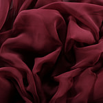 Tissu Couture Chiffon Violet bordeaux en Soie