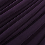 Plum purple chiffon fabric in pure silk | new tess