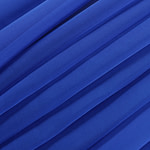 Electric blue chiffon fabric in pure silk | new tess