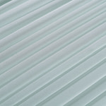 Chlorophyll green chiffon fabric in pure silk | new tess