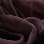 Cofee brown chiffon fabric in pure silk | new tess