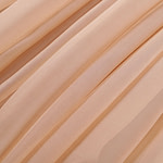 Biscuit beige chiffon fabric in pure silk | new tess