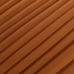 Caramel brown chiffon fabric in pure silk | new tess