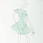 Chlorophyll green silk georgette fabric | new tess