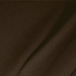 Dark Brown Wool Wool Double Crêpe Apparel Fabric