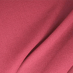 Geranium Pink Wool Wool Double Crêpe Apparel Fabric