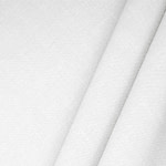 Optical White Linen, Stretch, Viscose Linen Blend Apparel Fabric