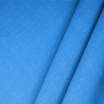 Electric Blue Linen, Stretch, Viscose Linen Blend Apparel Fabric