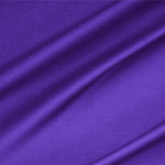 Tessuto Rasatello Di Cotone Stretch Iris per Abbigliamento