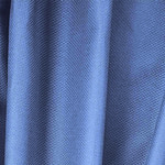 Light blue lightweight stretch cotton piqué fabric for dressmaking