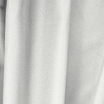 Pearl Silver Cotton, Stretch Pique Stretch Apparel Fabric