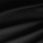 Black stretch wool fabric for dressmaking