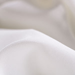 Ivory white crêpe de chine fabric in pure silk | new tess