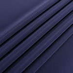 Marine blue crêpe de chine fabric in pure silk | new tess