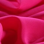 Fuchsia crêpe de chine fabric in pure silk | new tess