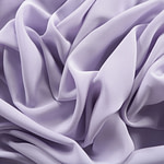 Light purple crêpe de chine fabric in pure silk | new tess
