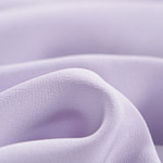 Light purple crêpe de chine fabric in pure silk | new tess
