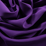 Amethyst purple crêpe de chine fabric in pure silk | new tess