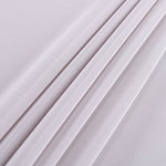 Dew silver crêpe de chine fabric in pure silk | new tess
