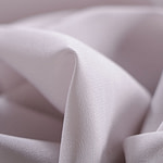 Dew silver crêpe de chine fabric in pure silk | new tess