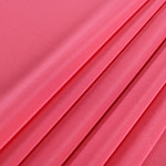 Geranium pink crêpe de chine fabric in pure silk | new tess