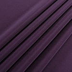Plum purple crêpe de chine fabric in pure silk | new tess