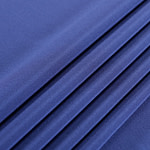 Tessuto Crepe De Chine Sorrento Zaffiro per Abbigliamento