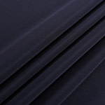 Navy blue crêpe de chine fabric in pure silk | new tess